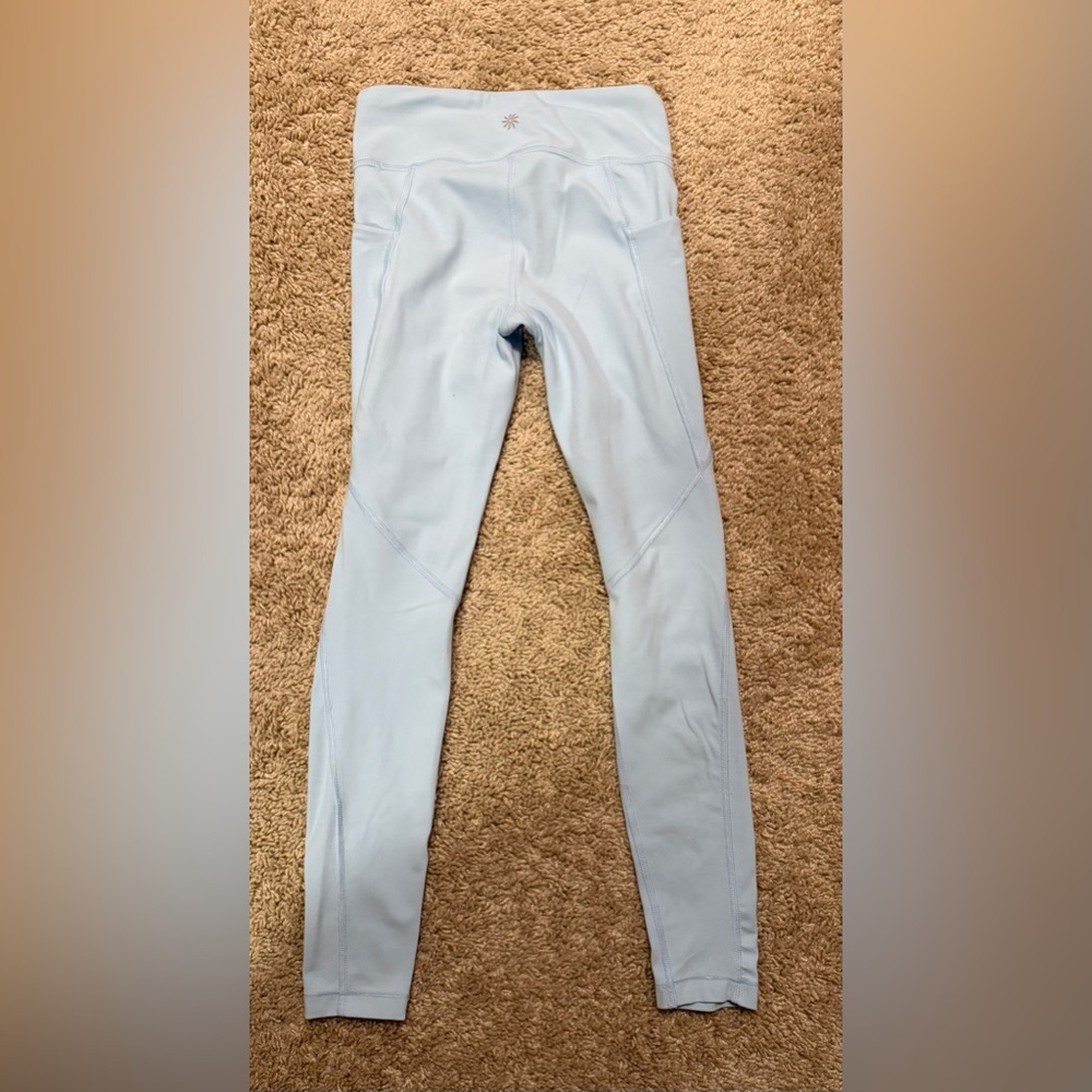Athleta girls light Blue Leggings